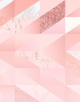 Geometric Wallpaper - Pink and Marble Gradient