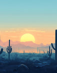 Landscape Wallpaper - Desert at Sunset