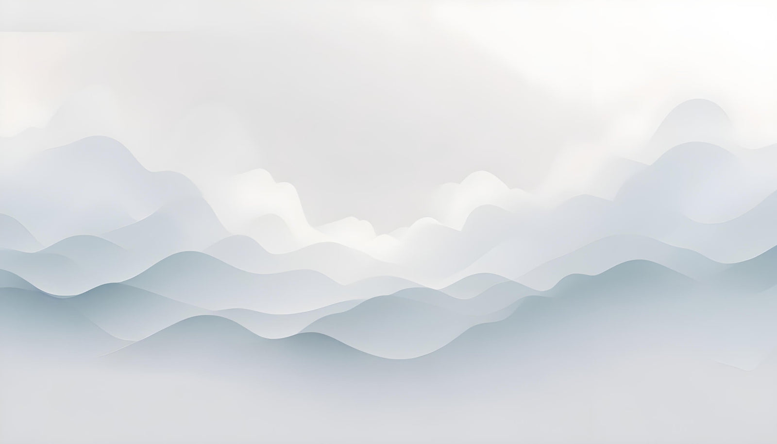 Mountain Wallpaper - Landscape in White Mists