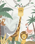 Children's Wallpaper – Playful Animals