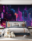 Gaming Wallpaper - Cyberpunk City and Neon Lights