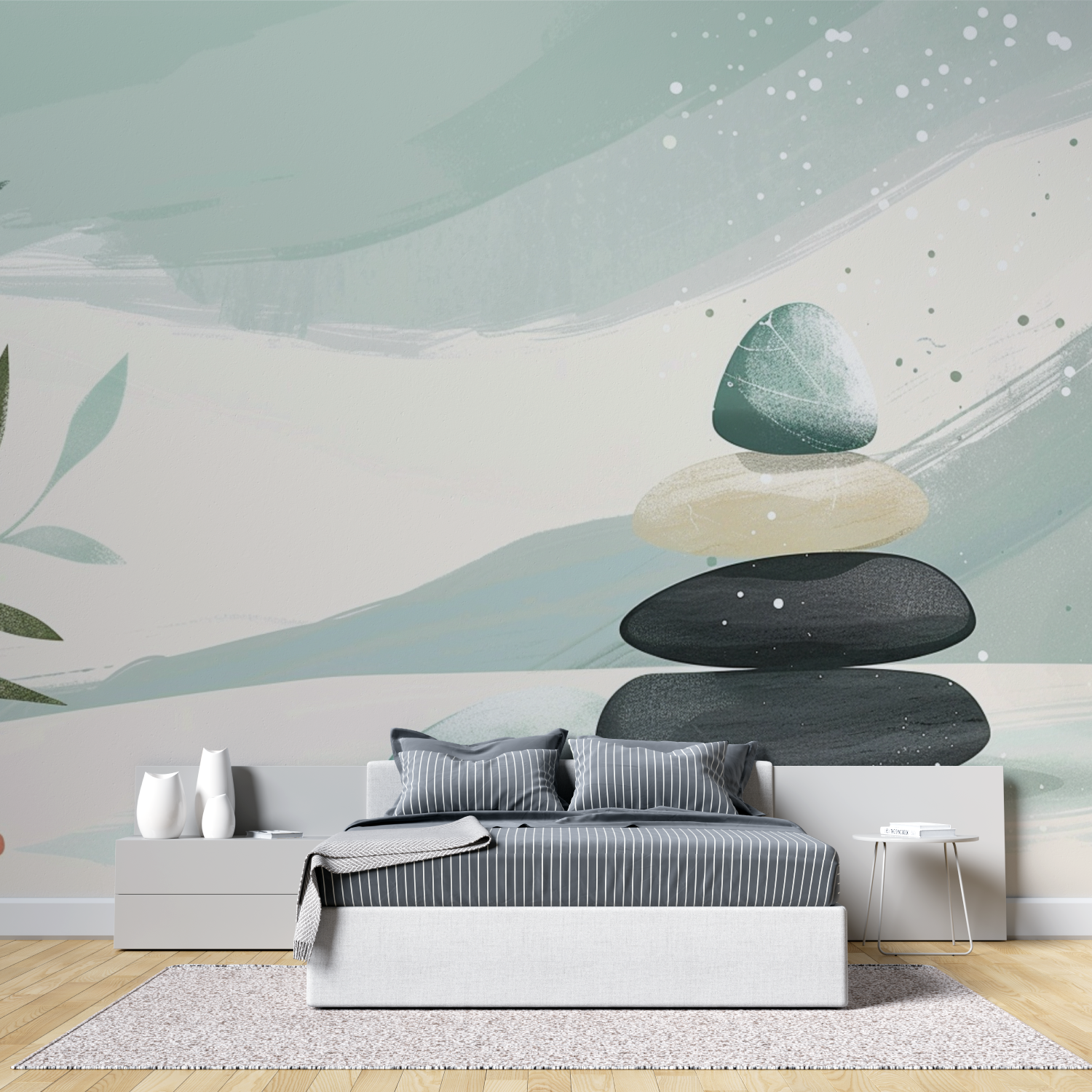 Zen Bathroom Wallpaper