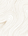 Abstract Wallpaper - Golden Lines on White Background