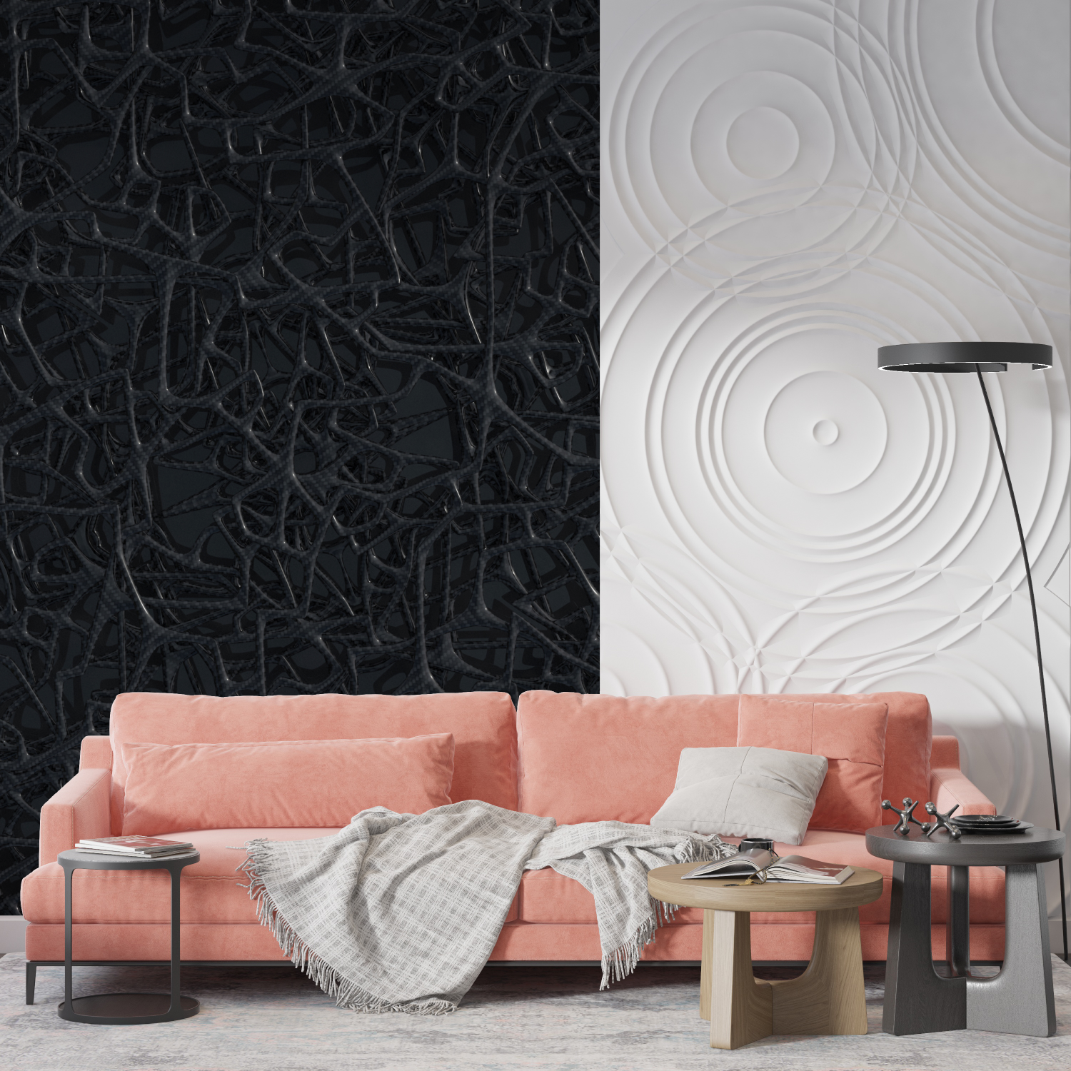Art &amp; Deco Wallpaper - Dark Network