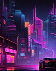Gaming Wallpaper - Cyberpunk City and Neon Lights