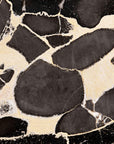 Papier Peint Pierre - Marbre Noir Craquelé