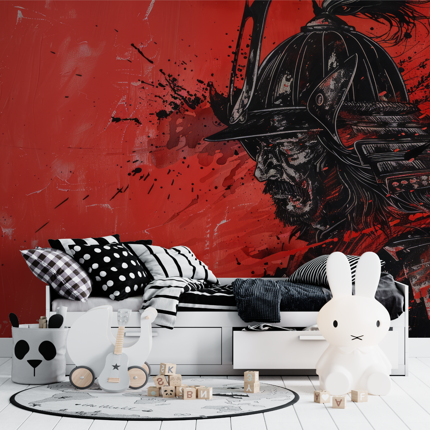 Japanese Samurai Design Wallpaper