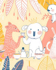 Papier Peint Enfant - Goûter des Animaux