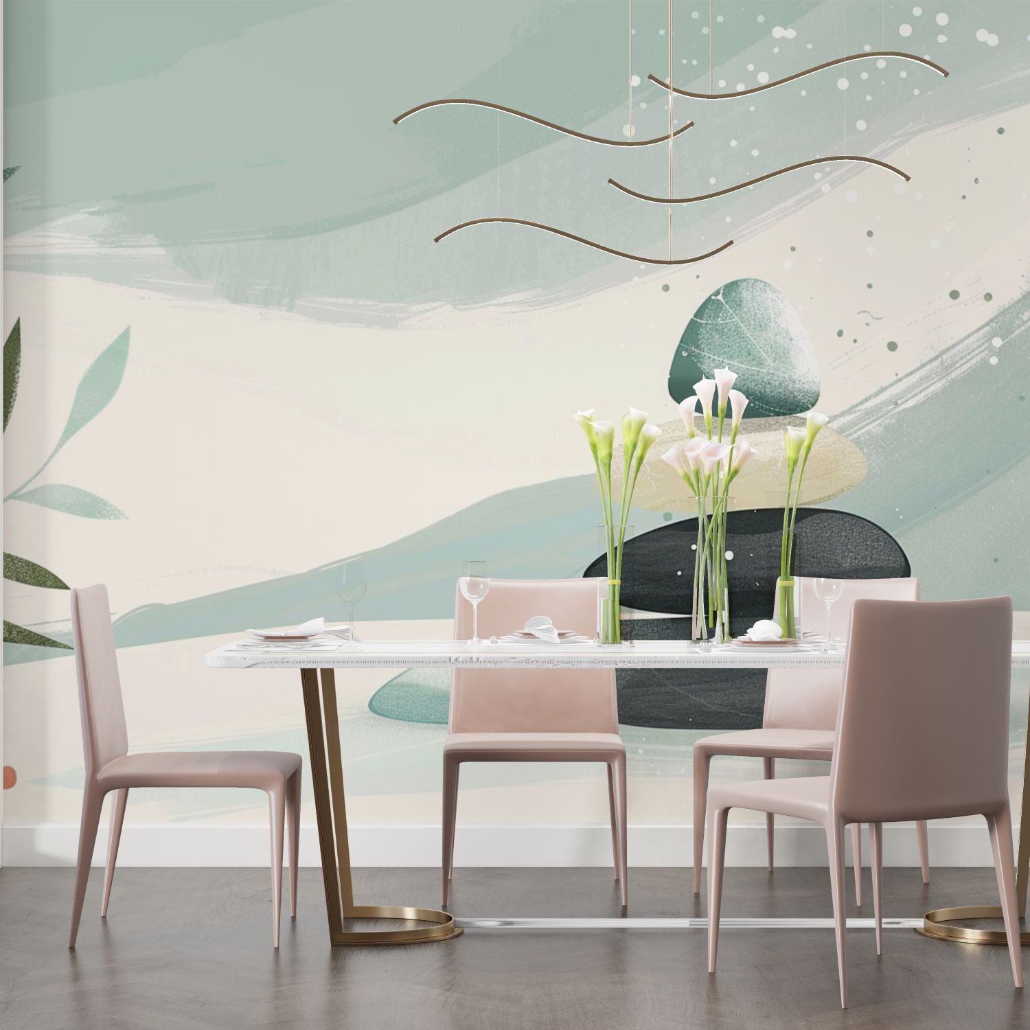 Zen Bathroom Wallpaper