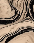 Stone Wallpaper - Cream and Black Marbles