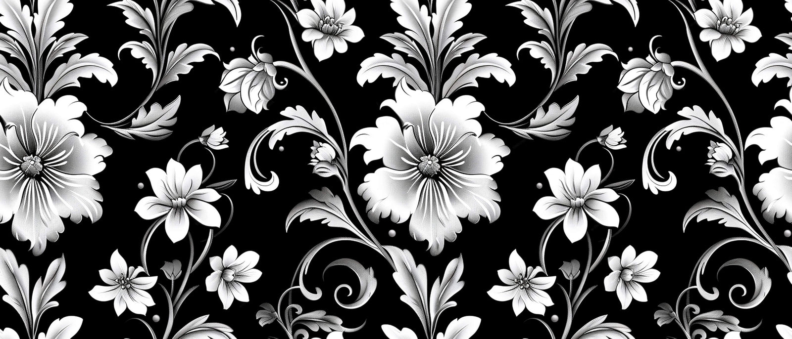 Black Flower Wallpaper