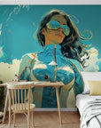Wallpaper Illustration – Futuristic Heroine
