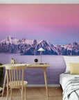 Mountain Wallpaper - Snow-Covered Peak Above the Clouds