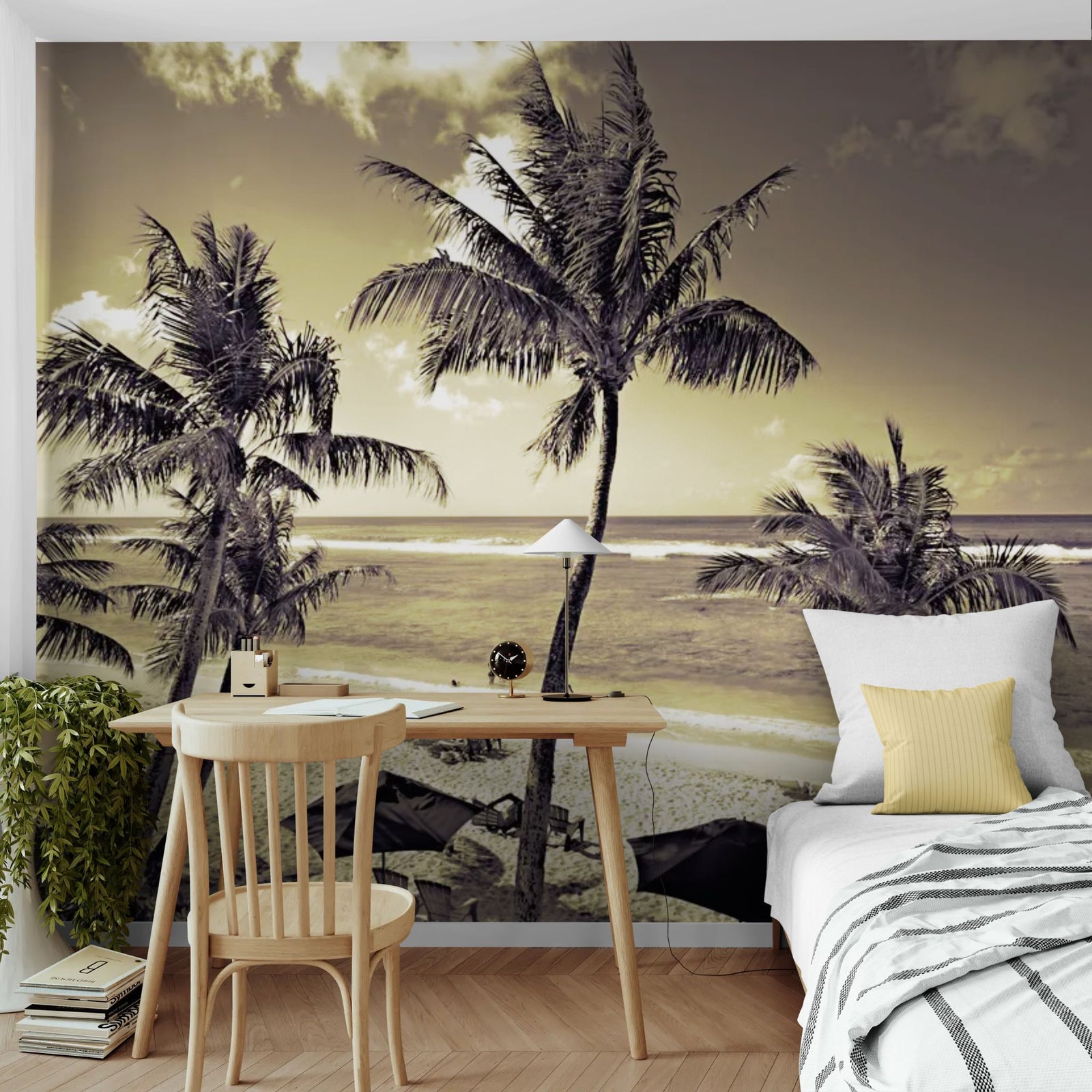 Papier Peint Plage – Palm Beach Vintage