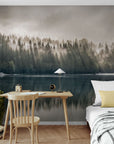 Papier Peint Nature - Baie Brumeuse des Pins