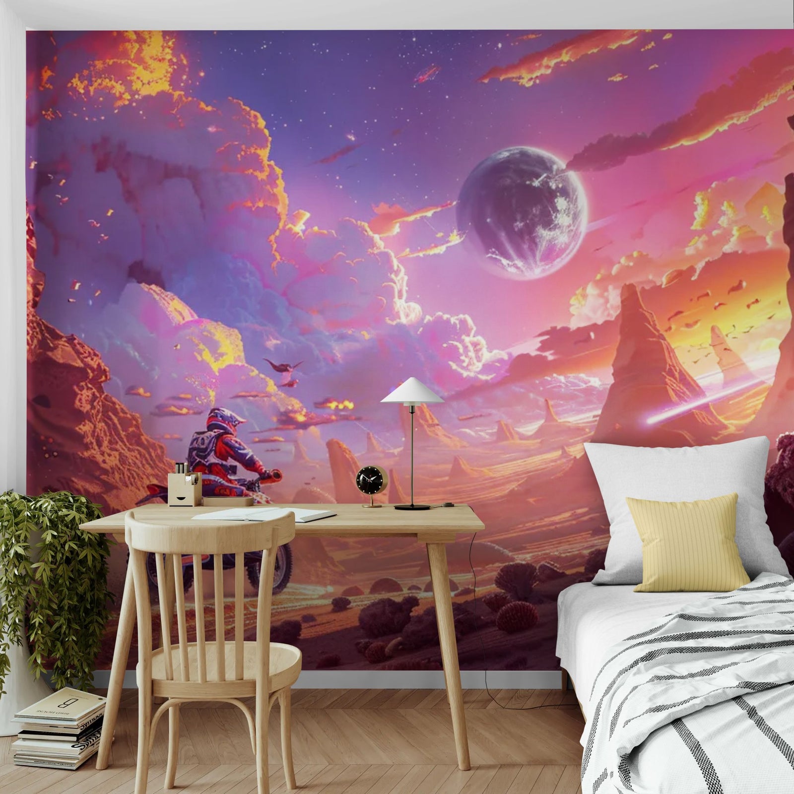 Papier Peint Espace - Piste Interplanétaire