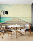 Beach wallpaper – pier on the ocean