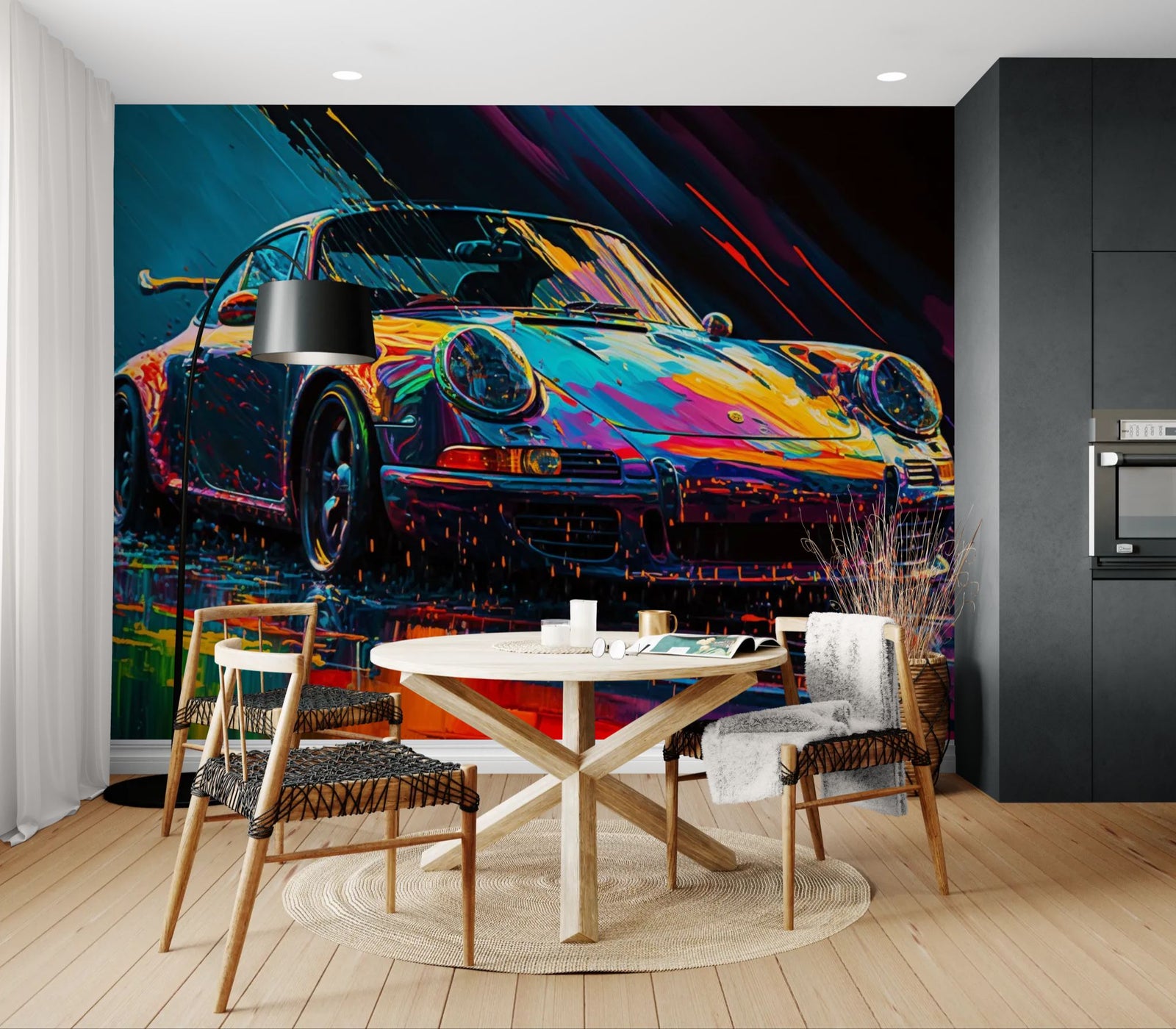 Art Wallpaper – Modern Colorful Car