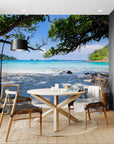 Papier peint Plage – lagon tropical