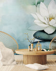 Papier peint zen – Fleur lotus équilibre