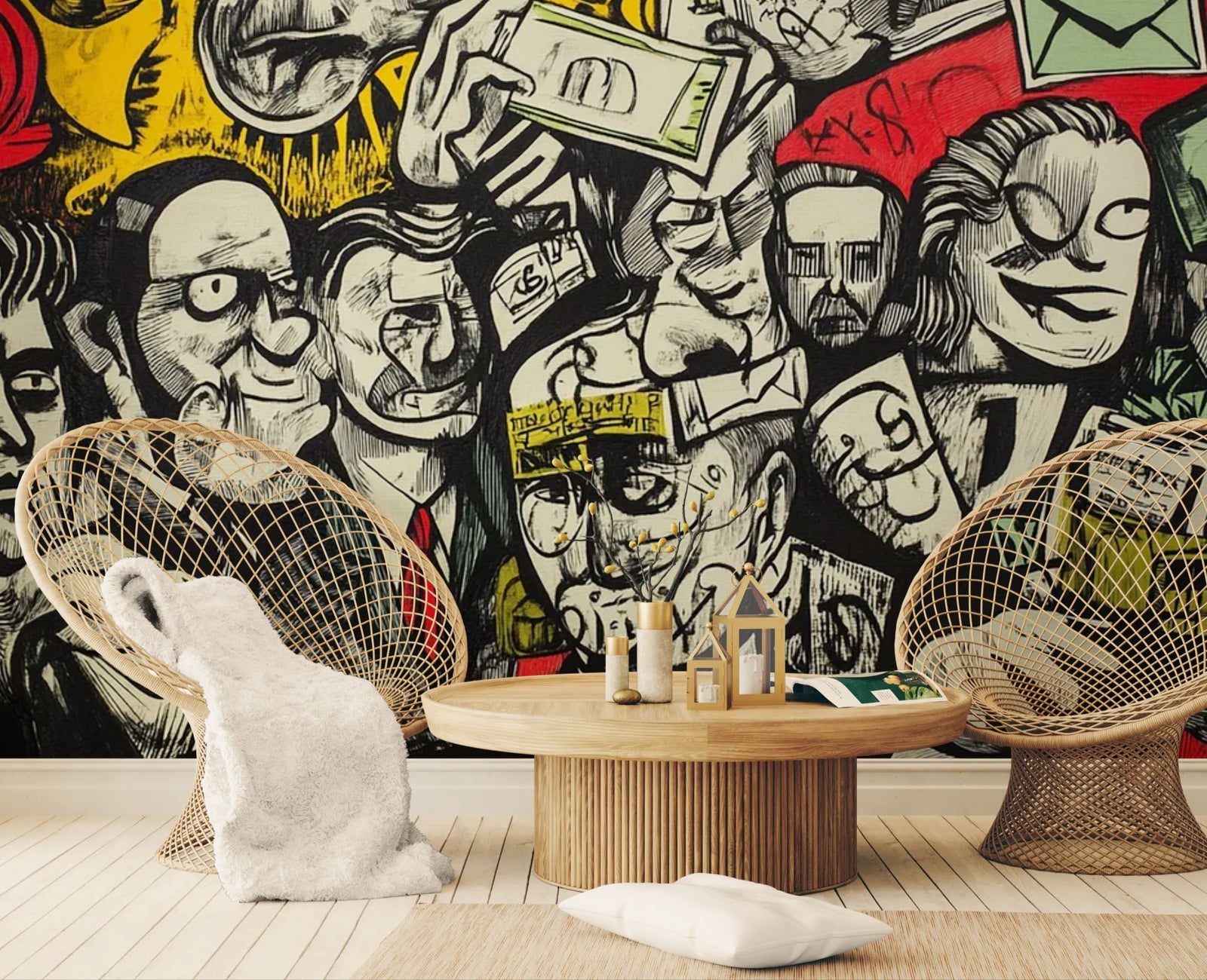 Art wallpaper – Social illustration