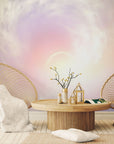 Abstract wallpaper – Celestial pastel light