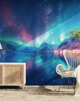 Landscape wallpaper – Icy Northern Lights
