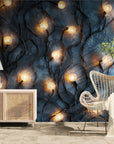 Papier peint art & déco – Guirlande lumineuse