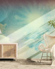 Landscape wallpaper – Pastel clouds and vintage dreamy sky