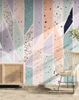 Geometric wallpaper – Modern pastel pattern