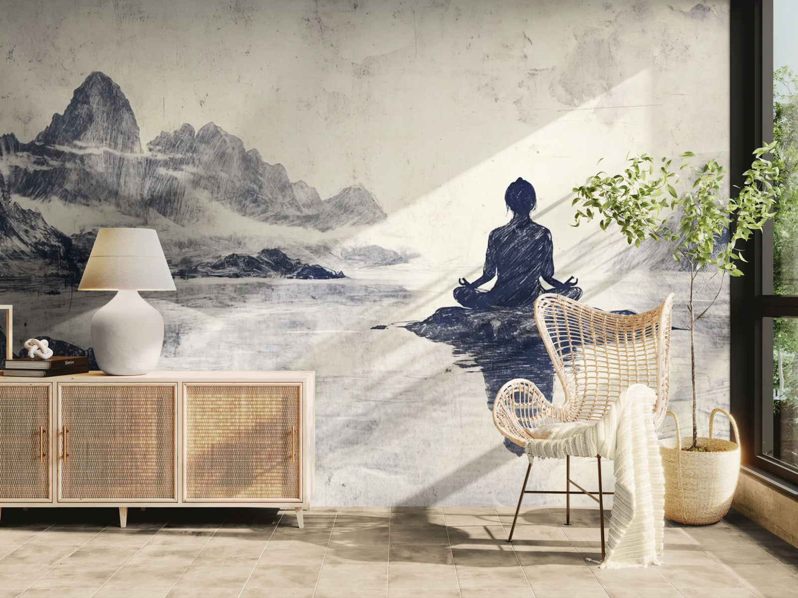 Papier peint Bien-être – Méditation silencieuse