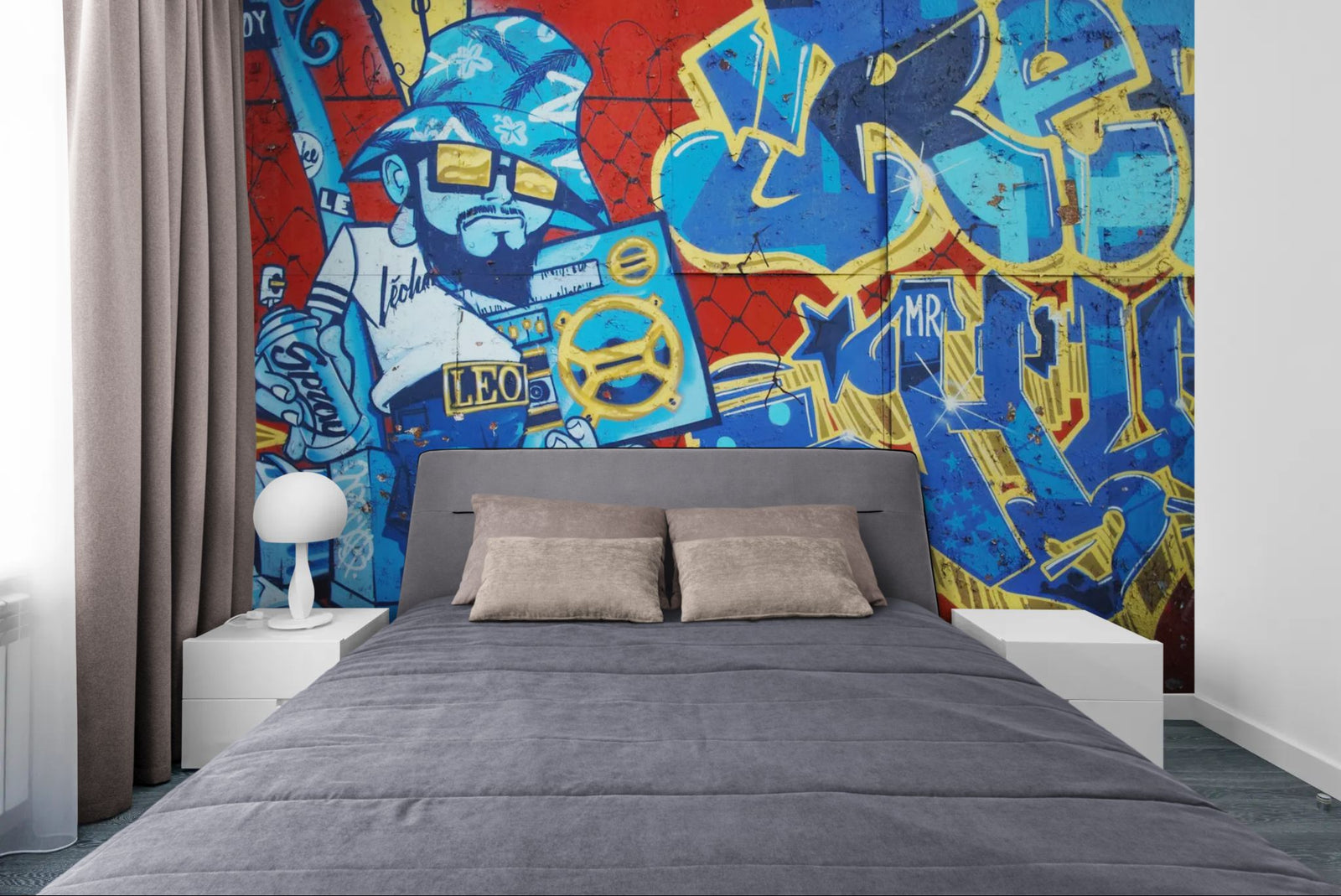 Graffiti wallpaper – Colorful urban mural