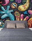 Artistic wallpaper – Expressive abstract mural