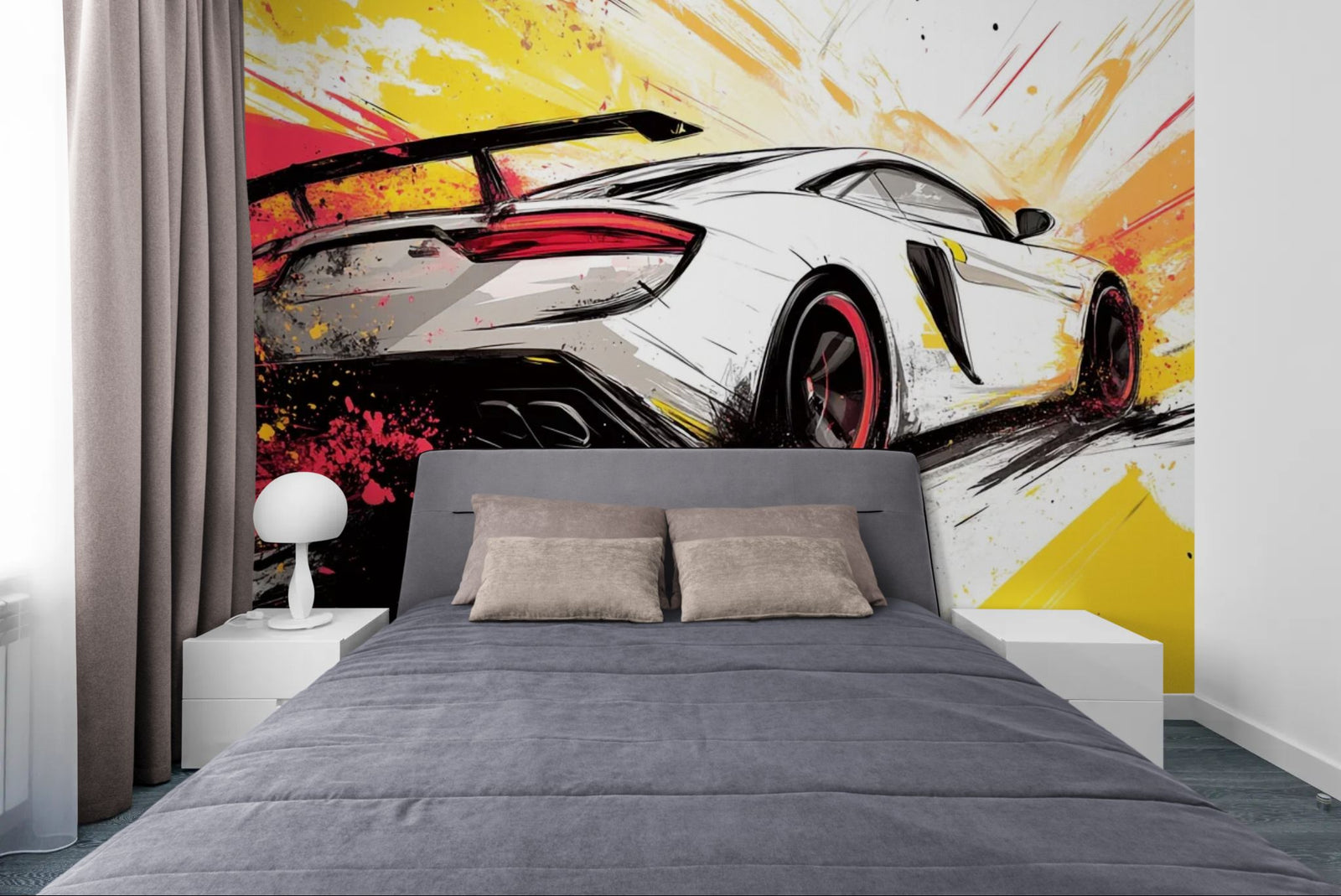artistic wallpaper – dynamic sports car