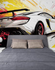 artistic wallpaper – dynamic sports car