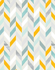 Papier Peint Géométrique - Chevron Pastel