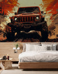 Wallpaper illustration – 4x4 and wild adventure