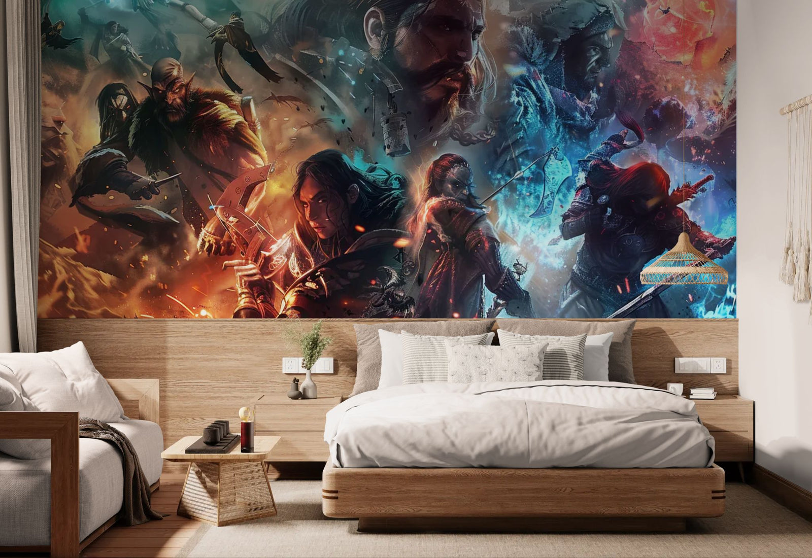 Papier Peint Fantasy - Guerre des Royaumes