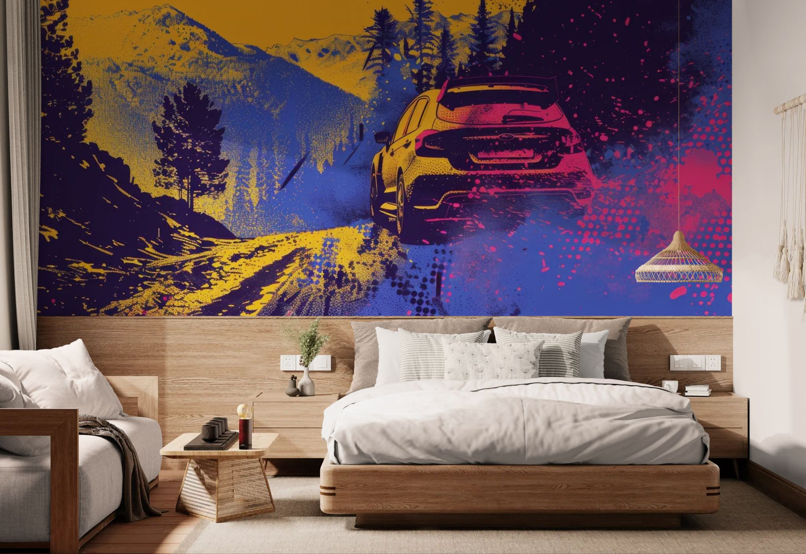 Sport wallpaper – mountain rally car