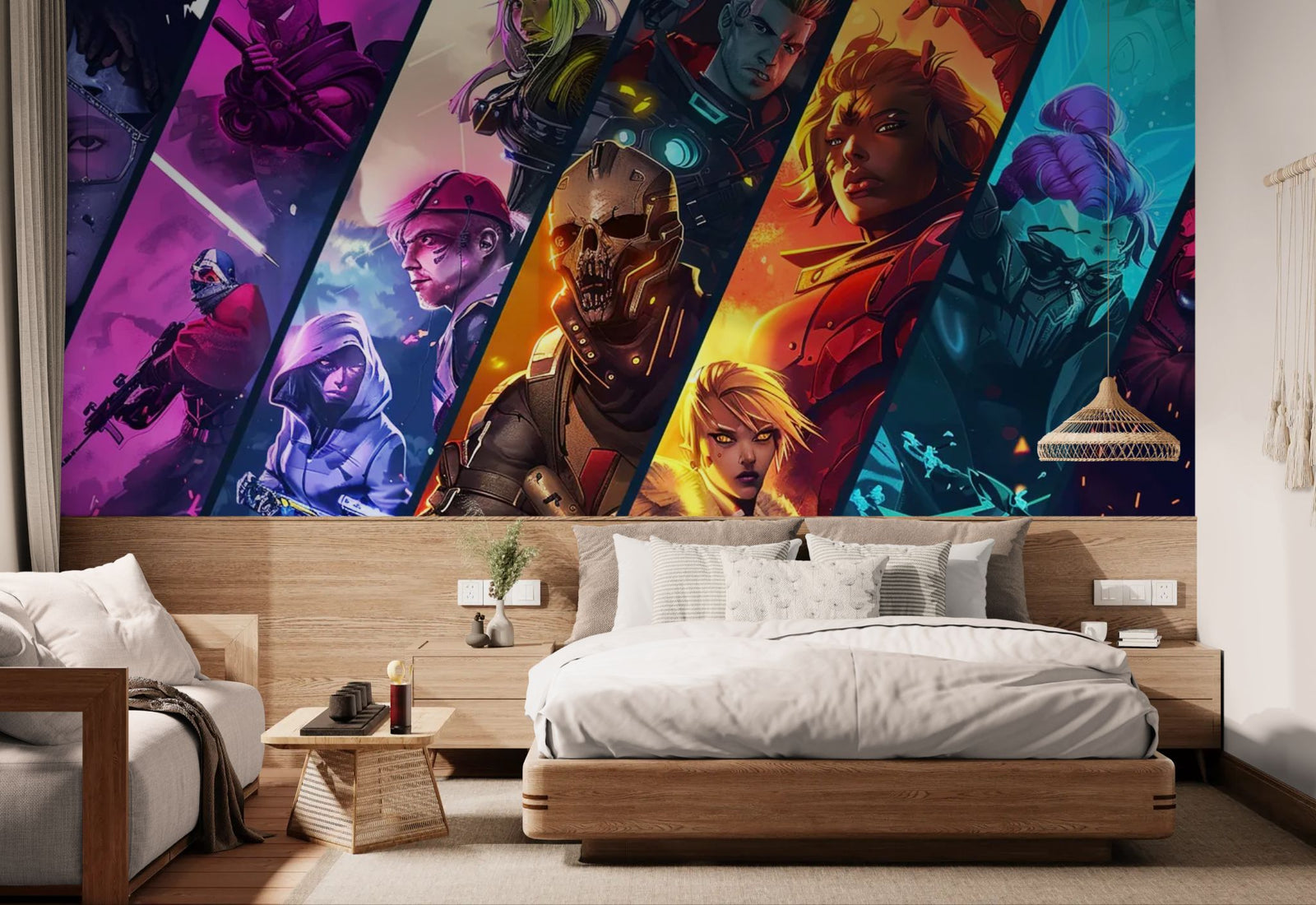 Papier Peint Cyberpunk - Lignées Rebelles Néon