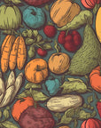 Papier Peint Floral - Fruits Vintage