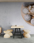 Art Deco Wallpaper – Soft and Minimalist Spa Composition