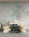 Abstract wallpaper – Delicate pastel swirls