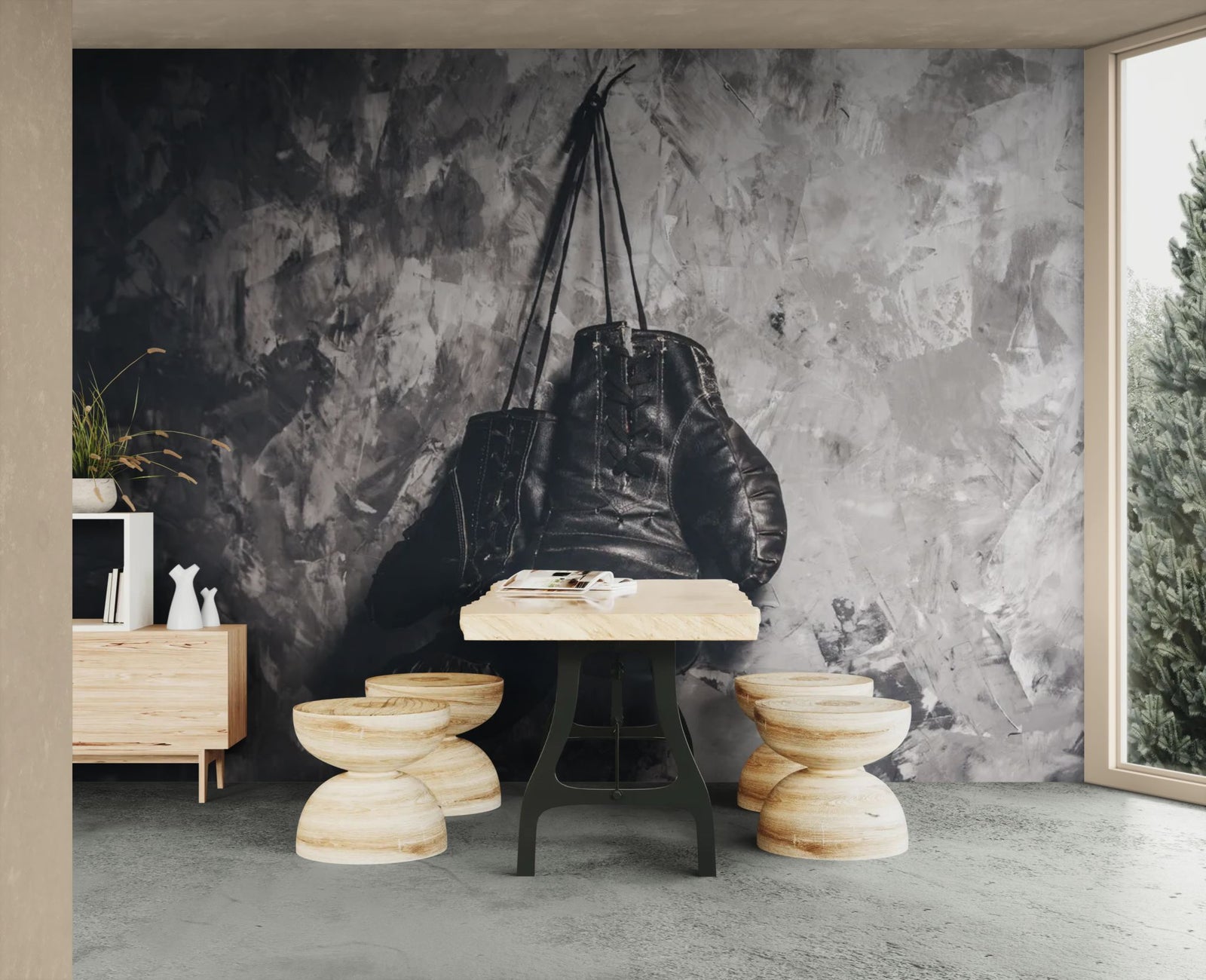 Sports wallpaper – Vintage boxing gloves