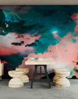 Landscape wallpaper – Electric cosmic clouds