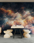 Landscape wallpaper – Abstract and luminous celestial relief