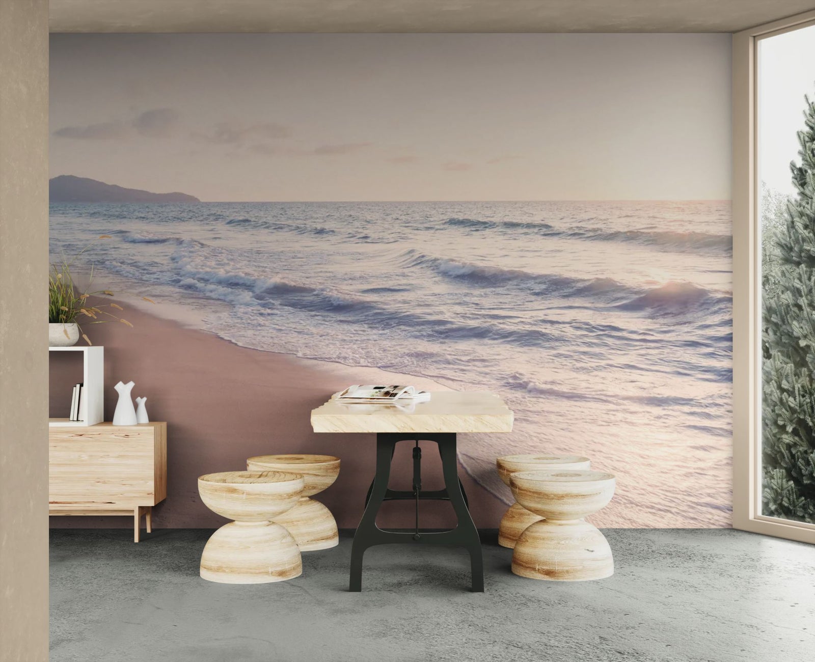 Beach wallpaper – Soft and bright shoreline