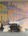 City Wallpaper – Colorful European Canal