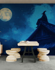 Papier peint Fantaisie – Sorcière sous la lune