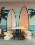 Tropical Wallpaper – Pastel Vintage Surf